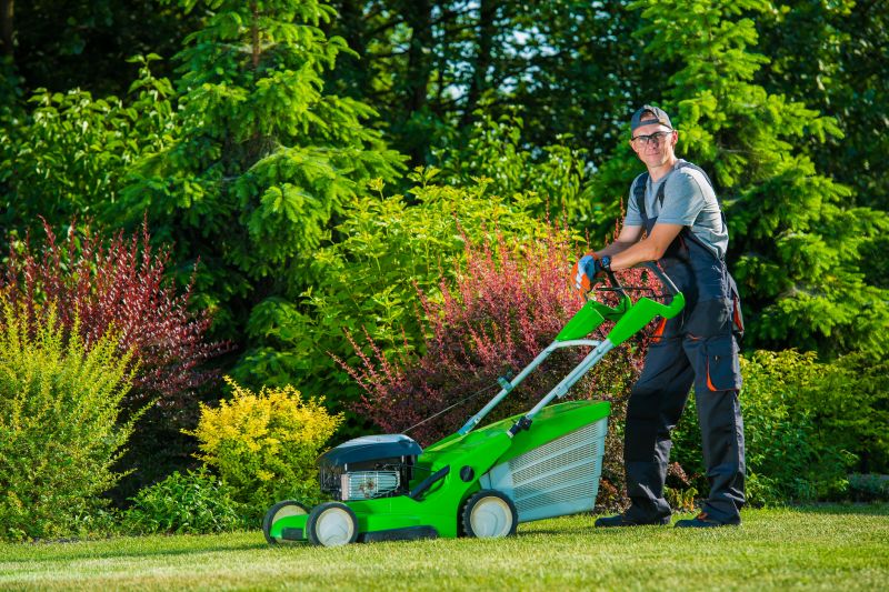 Commercial lawn maintenance